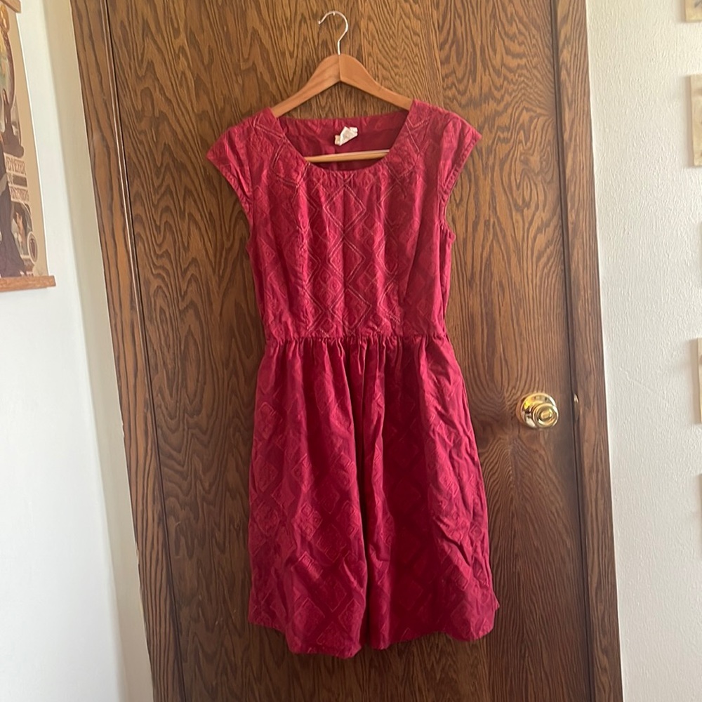 50s Style Mata Traders Midi Dress with Pockets